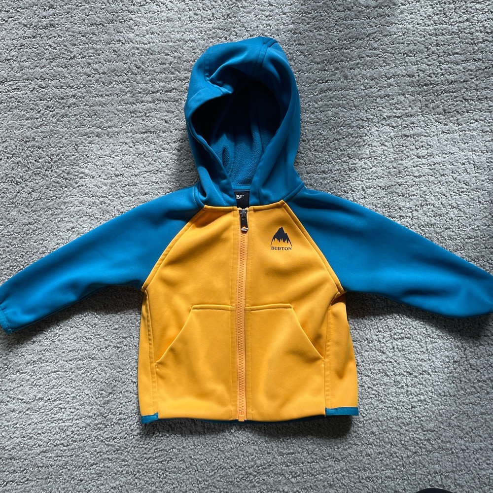Burton Boys 18M lightweight jacket/zip up hoodie